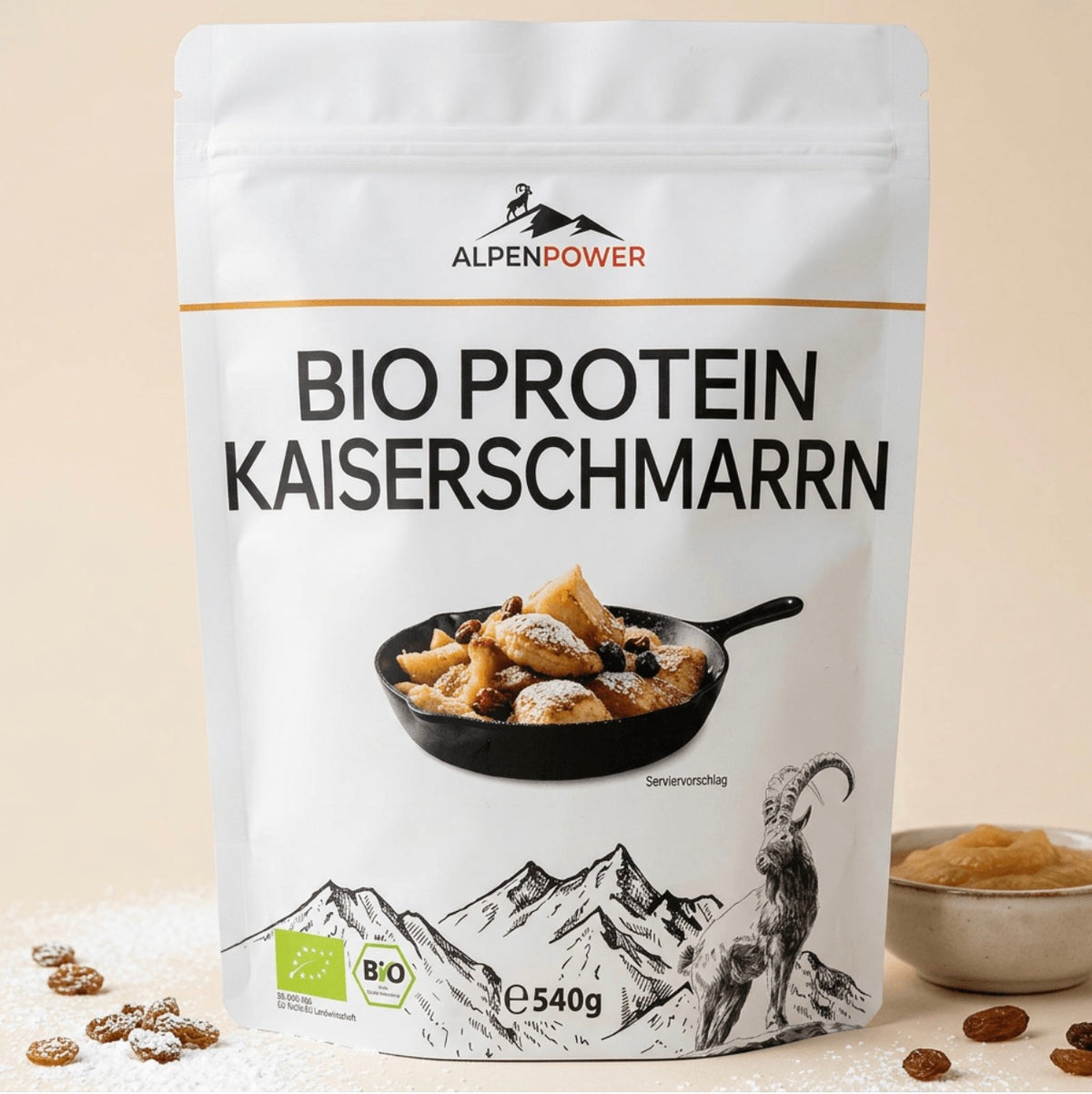 Bio Protein Kaiserschmarrn Backmischung