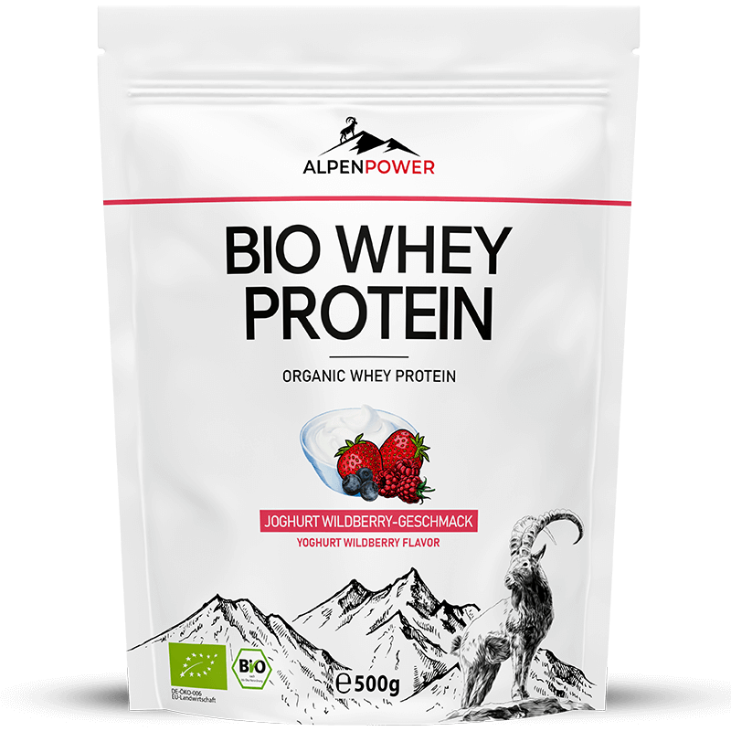 Cremiges Bio Whey Protein mit Joghurt Wildberrygeschmack – natürlich & clean