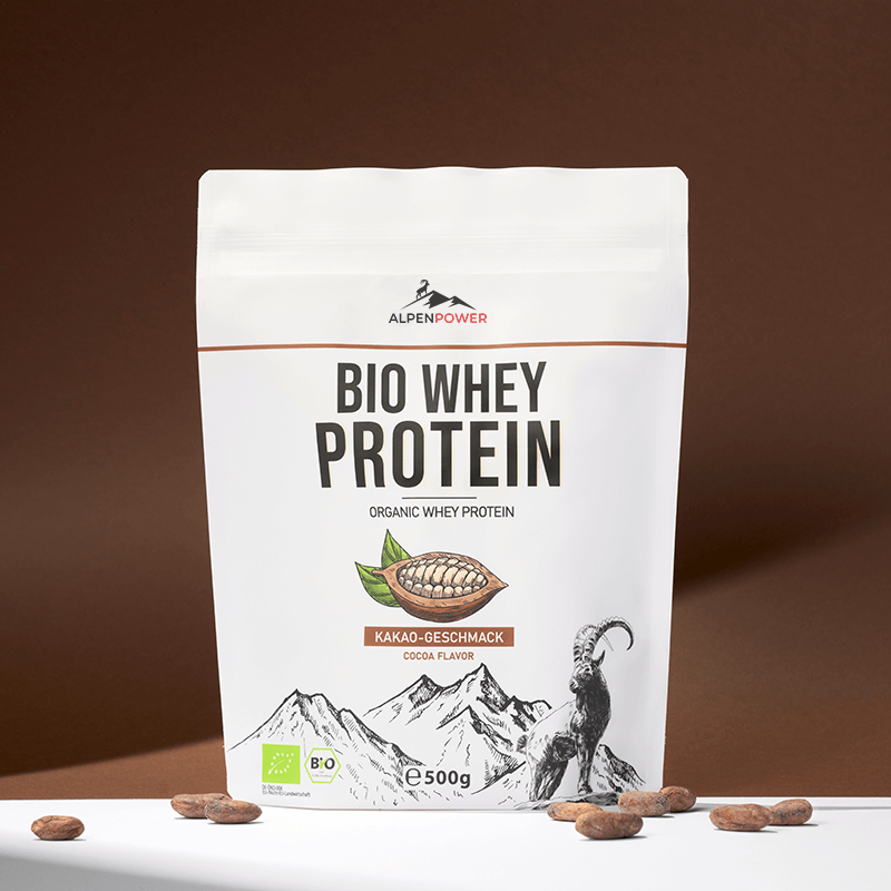 Kakao Bio Whey Protein Pulver – cremig, hochwertig & natürlich