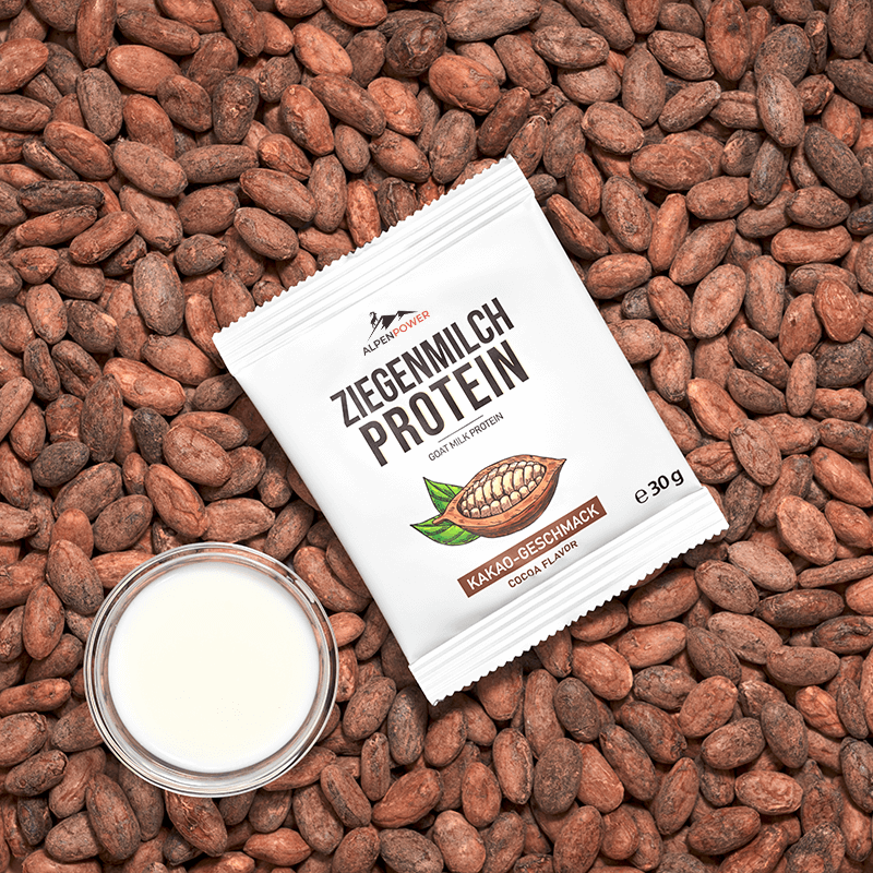 100 % natürlich, ohne Zusätze, ausgezeichnet verträglich, Alternative zu Kuhmilchprotein Kakao Geschmack