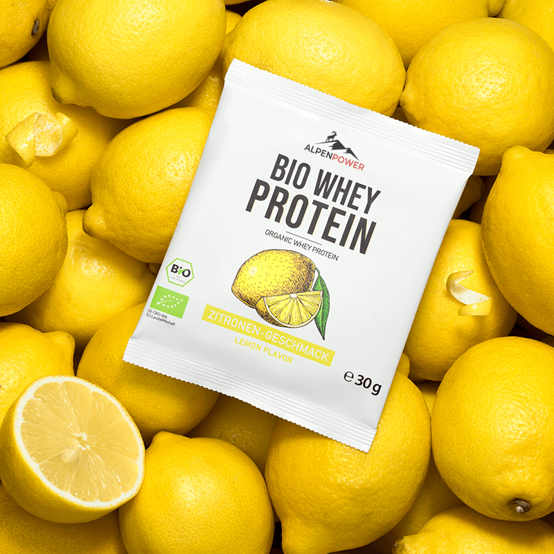 BIO Whey Protein Zitrone, natürliche Zutaten & Bio-Qualität
#Geschmacksrichtungen_zitrone