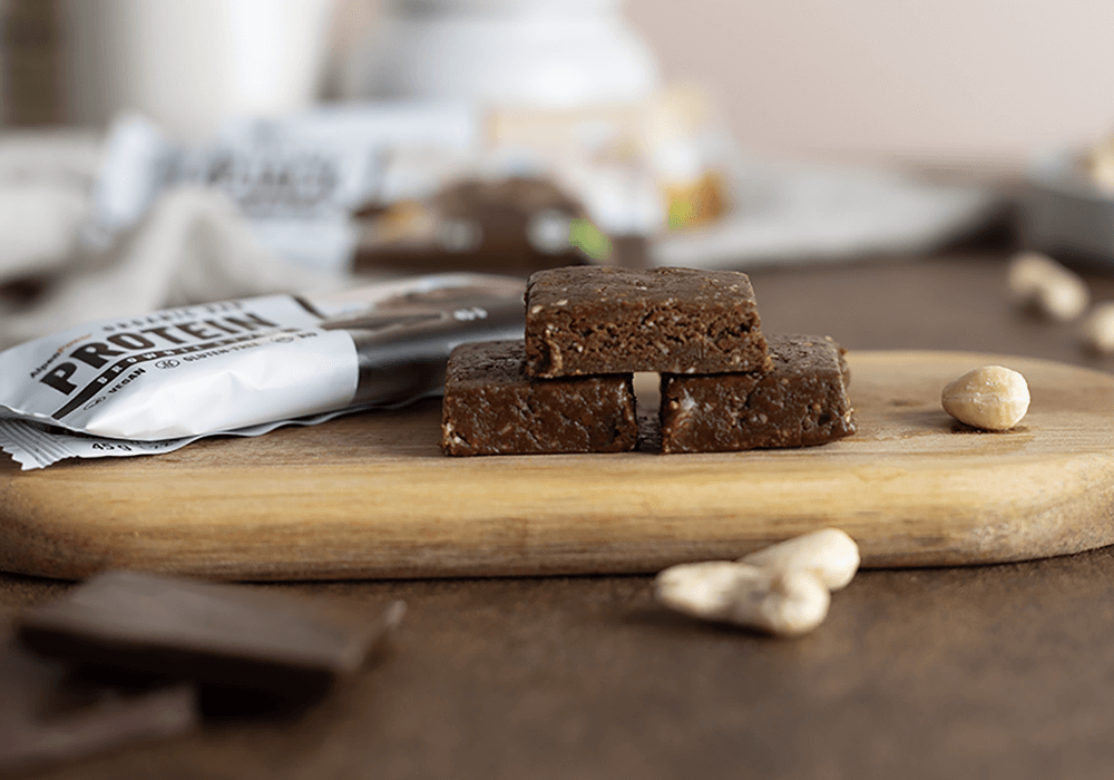 AlpenPower Bio Vegan Proteinriegel- Natürlicher Snack mit pflanzlicher Proteinpower 