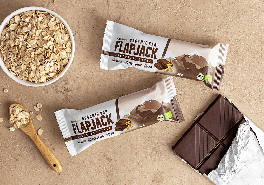 AlpenPower Bio Flapjack- Der vollwertige Bio-Haferriegel für Sport & Alltag