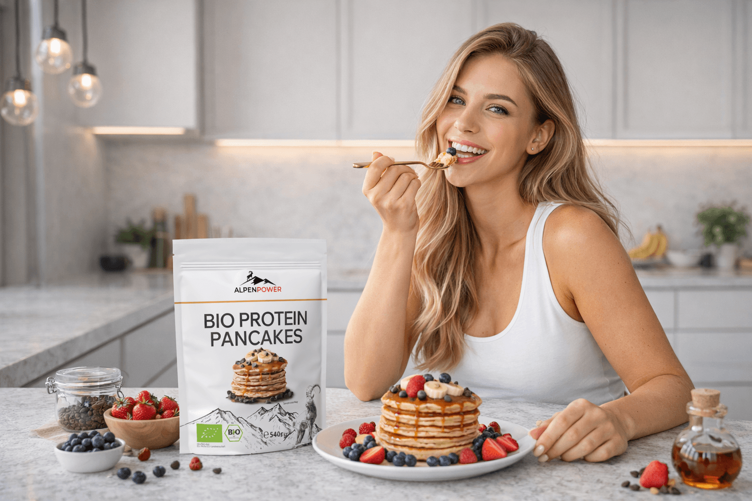 Bio Protein Pancakes – Fluffiger Genuss mit Extra Protein