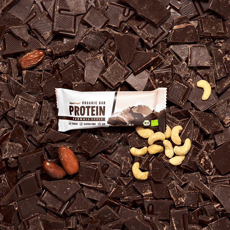 Bio Vegan Protein Riegel Brownie – natürlicher, leckerer Proteinriegel