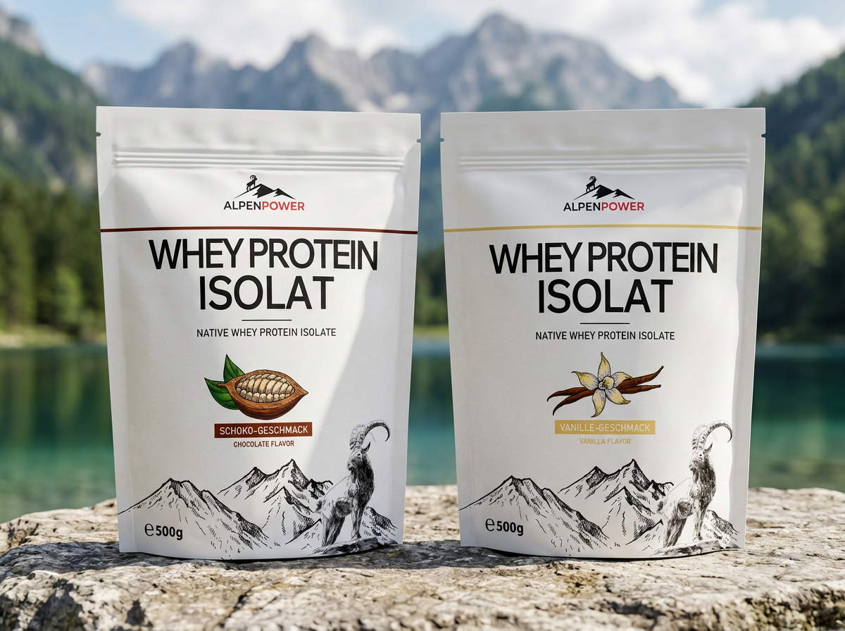 AlpenPower Whey Protein Isolat – Premium-Protein aus Alpenmilch