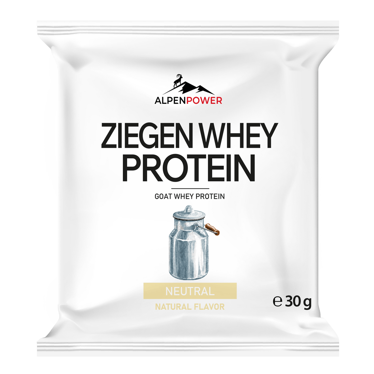 Ziegen Whey Protein Probierportion